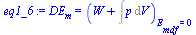 `:=`(eq1_6, DE[m] = (`+`(W, Int(p, V)))[E[mdf] = 0])