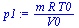 `/`(`*`(m, `*`(R, `*`(T0))), `*`(V0))