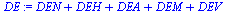 `+`(DEN, DEH, DEA, DEM, DEV)