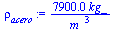 `:=`(rho[acero], `+`(`/`(`*`(7900., `*`(kg_)), `*`(`^`(m_, 3)))))