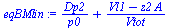 `+`(`/`(`*`(Dp2), `*`(p0)), `/`(`*`(`+`(Vl1, `-`(`*`(z2, `*`(A))))), `*`(Vtot)))