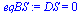 `:=`(eqBS, DS = 0)