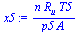 `:=`(x5, `/`(`*`(n, `*`(R[u], `*`(T5))), `*`(p5, `*`(A))))