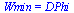 Wmin = DPhi