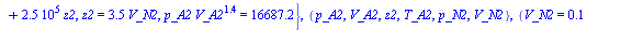 fsolve({.3268384317 = `+`(`/`(`*`(0.3488092374e-2, `*`(p_A2, `*`(V_A2))), `*`(T_A2))), .2 = `+`(`*`(0.4209766659e-5, `*`(p_N2, `*`(V_N2)))), .4 = `+`(V_N2, V_A2), `+`(`*`(.2827433389, `*`(p_N2))) = `+...