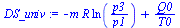 `+`(`-`(`*`(m, `*`(R, `*`(ln(`/`(`*`(p3), `*`(p1))))))), `/`(`*`(Q0), `*`(T0)))