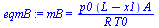 mB = `/`(`*`(p0, `*`(`+`(L, `-`(x1)), `*`(A))), `*`(R, `*`(T0)))