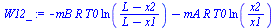 `+`(`-`(`*`(mB, `*`(R, `*`(T0, `*`(ln(`/`(`*`(`+`(L, `-`(x2))), `*`(`+`(L, `-`(x1)))))))))), `-`(`*`(mA, `*`(R, `*`(T0, `*`(ln(`/`(`*`(x2), `*`(x1)))))))))