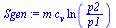 `:=`(Sgen, `*`(m, `*`(c[v], `*`(ln(`/`(`*`(p2), `*`(p1)))))))