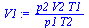 `:=`(V1, `/`(`*`(p2, `*`(V2, `*`(T1))), `*`(p1, `*`(T2))))