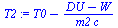 `+`(T0, `-`(`/`(`*`(`+`(DU, `-`(W))), `*`(m2, `*`(c)))))