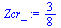 `/`(3, 8)