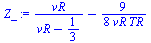 `+`(`/`(`*`(vR), `*`(`+`(vR, `-`(`/`(1, 3))))), `-`(`/`(`*`(`/`(9, 8)), `*`(vR, `*`(TR)))))