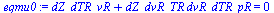 `:=`(eqmu0, `+`(dZ_dTR_vR, `*`(dZ_dvR_TR, `*`(dvR_dTR_pR))) = 0)