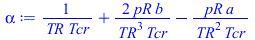 `+`(`/`(1, `*`(TR, `*`(Tcr))), `/`(`*`(2, `*`(pR, `*`(b))), `*`(`^`(TR, 3), `*`(Tcr))), `-`(`/`(`*`(pR, `*`(a)), `*`(`^`(TR, 2), `*`(Tcr)))))