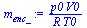 `:=`(m[enc_], `/`(`*`(p0, `*`(V0)), `*`(R, `*`(T0))))