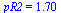 pR2 = 1.7