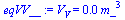 `:=`(eqVV__, V[V] = `+`(`*`(0.4661802052e-2, `*`(`^`(m_, 3)))))