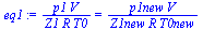 `:=`(eq1, `/`(`*`(p1, `*`(V)), `*`(Z1, `*`(R, `*`(T0)))) = `/`(`*`(p1new, `*`(V)), `*`(Z1new, `*`(R, `*`(T0new)))))