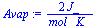 `:=`(Avap, `+`(`/`(`*`(2, `*`(J_)), `*`(mol_, `*`(K_)))))