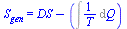 S[gen] = `+`(DS, `-`(Int(`/`(1, `*`(T)), Q)))