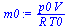 `:=`(m0, `/`(`*`(p0, `*`(V)), `*`(R, `*`(T0))))