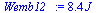 `:=`(Wemb12_, `+`(`*`(8.367560528, `*`(J_))))