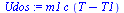 `:=`(Udos, `*`(m1, `*`(c, `*`(`+`(T, `-`(T1))))))