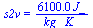 s2v = `+`(`/`(`*`(0.61e4, `*`(J_)), `*`(kg_, `*`(K_))))