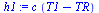 `:=`(h1, `*`(c, `*`(`+`(T1, `-`(TR)))))