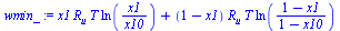 `:=`(wmin_, `+`(`*`(x1, `*`(R[u], `*`(T, `*`(ln(`/`(`*`(x1), `*`(x10))))))), `*`(`+`(1, `-`(x1)), `*`(R[u], `*`(T, `*`(ln(`/`(`*`(`+`(1, `-`(x1))), `*`(`+`(1, `-`(x10)))))))))))