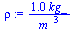 `:=`(rho, `+`(`/`(`*`(.9931889169, `*`(kg_)), `*`(`^`(m_, 3)))))