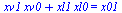 `+`(`*`(xv1, `*`(xv0)), `*`(xl1, `*`(xl0))) = x01