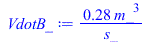 `+`(`/`(`*`(.2777777778, `*`(`^`(m_, 3))), `*`(s_)))