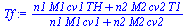 `/`(`*`(`+`(`*`(n1, `*`(M1, `*`(cv1, `*`(TH)))), `*`(n2, `*`(M2, `*`(cv2, `*`(T1)))))), `*`(`+`(`*`(n1, `*`(M1, `*`(cv1))), `*`(n2, `*`(M2, `*`(cv2))))))