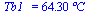 Tb1_ = `+`(`*`(64.3, `*`(?C)))