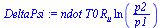 `*`(ndot, `*`(T0, `*`(R[u], `*`(ln(`/`(`*`(p2), `*`(p1)))))))