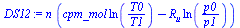 `*`(n, `*`(`+`(`*`(cpm_mol, `*`(ln(`/`(`*`(T0), `*`(T1))))), `-`(`*`(R[u], `*`(ln(`/`(`*`(p0), `*`(p1)))))))))