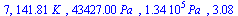 7, `+`(`*`(141.81, `*`(K_))), `+`(`*`(43427., `*`(Pa_))), `+`(`*`(0.13360e6, `*`(Pa_))), 3.0764
