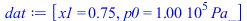 [x1 = .75, p0 = `+`(`*`(0.1e6, `*`(Pa_)))]