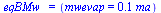 eqBMw_ = (mwevap = `+`(`*`(0.52e-1, `*`(ma))))