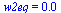 w2eq = 0.119e-1