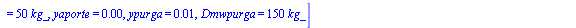 [mw1 = `+`(`/`(`*`(4, `*`(kg_)), `*`(s_))), Tw1 = `+`(`*`(313.15, `*`(K_))), Tw2 = `+`(`*`(303.15, `*`(K_))), Ta1 = `+`(`*`(298, `*`(K_))), phi1 = .5, p0 = `+`(`*`(0.93e5, `*`(Pa_))), Dmwaporte = `+`(...