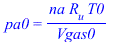 pa0 = `/`(`*`(na, `*`(R[u], `*`(T0))), `*`(Vgas0))