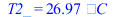 T2_ = `+`(`*`(26.9652594, `*`(`ýC`)))