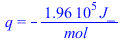 q = `+`(`-`(`/`(`*`(0.196e6, `*`(J_)), `*`(mol_))))