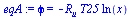 `:=`(eqA, phi = `+`(`-`(`*`(R[u], `*`(T25, `*`(ln(x)))))))