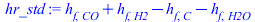 `+`(h[f, CO], h[f, H2], `-`(h[f, C]), `-`(h[f, H2O]))