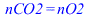 nCO2 = nO2
