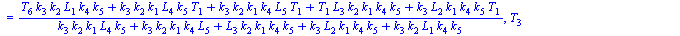 {Q = `+`(`-`(`/`(`*`(k[3], `*`(k[2], `*`(k[1], `*`(k[4], `*`(k[5], `*`(A, `*`(`+`(T[6], `-`(T[1]))))))))), `*`(`+`(`*`(k[3], `*`(k[2], `*`(k[1], `*`(L[4], `*`(k[5]))))), `*`(k[3], `*`(k[2], `*`(k[1], ...